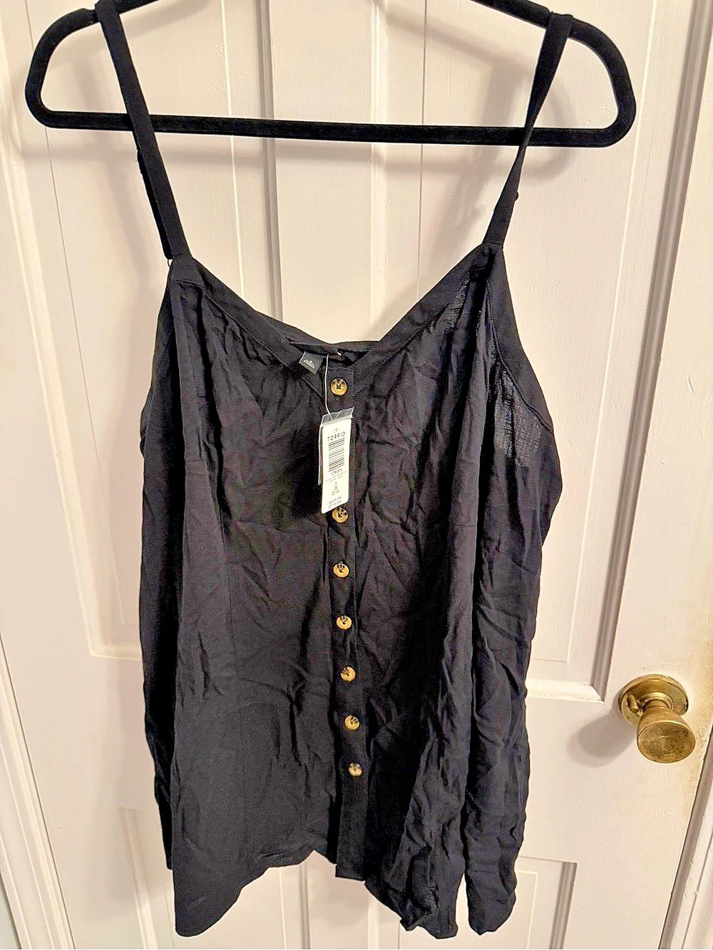 Torrid Camisole Black Size 3X NWT